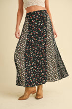 Load image into Gallery viewer, Melanie Skirt: Black Floral
