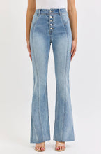 Load image into Gallery viewer, Cello Jeans High Rise Seam Details Flare
