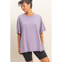 Load image into Gallery viewer, Oversized Mineral Wash T-Shirt: OFF WHITE
