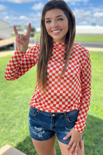 Load image into Gallery viewer, Pep Rally Mesh Top Orange
