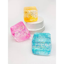 Load image into Gallery viewer, Viral Glitter Ice Cube Squishy Toy: Color Will Be Chosen at Random
