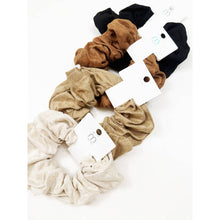 Load image into Gallery viewer, The Perfect Suede Neutral Color Scrunchie: MIX COLOR / ONE(12)
