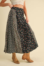 Load image into Gallery viewer, Melanie Skirt: Black Floral
