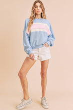 Load image into Gallery viewer, Navy/Ivory/Tan Sweatshirt
