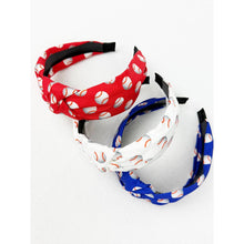 Load image into Gallery viewer, Baseball Game Day Knot Hairband: MIX COLOR / ONE
