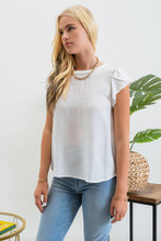 Load image into Gallery viewer, TULIP SLEEVE BACK BUTTON BLOUSE: KELLY GREEN
