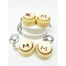 Load image into Gallery viewer, Light Up Cute Dumpling Clicker Keychain: MIX COLOR / ONE(12)
