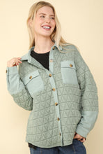 Load image into Gallery viewer, Sage Quilted Jacket
