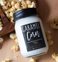 Load image into Gallery viewer, 13 oz Mason Jar Fall Candle: Caramel Corn

