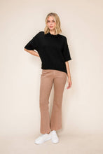 Load image into Gallery viewer, Boxy Crew Neck Knit Top: Olive
