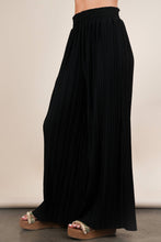 Load image into Gallery viewer, Leopard Print &amp; Solid Wide Leg Pleated Pants: MOCHA LEOPARD
