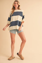 Load image into Gallery viewer, Polly Color Block Top: Salmon Mauve / Contemporary
