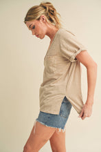 Load image into Gallery viewer, Zoie V-Neck Short Sleeve: Ivory / Contemporary
