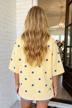 Load image into Gallery viewer, LAS-LIVE Polka Dot Oversize Blouse (S-XL): Yellow / Missy / S
