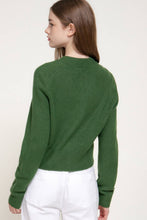 Load image into Gallery viewer, Long Sleeve Round Neck Button Down Sweater Cardigan: TPE-taupe / M
