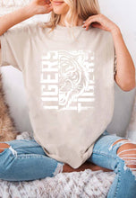 Load image into Gallery viewer, Distressed Tiger Unisex Round Neck Tee: H Grey/Brwn / S / Graphic T-Shirt
