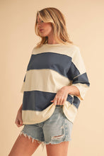 Load image into Gallery viewer, Polly Color Block Top: Salmon Mauve / Contemporary

