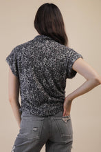 Load image into Gallery viewer, Side Elastic Detail Leopard Soft Knit Vest Top: MOCHA LEOPARD
