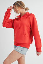 Load image into Gallery viewer, Long Dove Funnel Neck Half Zip: Pink
