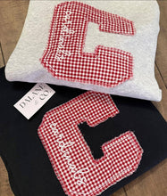 Load image into Gallery viewer, Preppy Cardinal Embroidered Crew: Ash Grey / M
