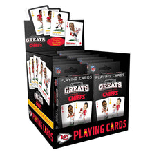 Load image into Gallery viewer, Kansas City Chiefs All-Time Greats Playing Cards
