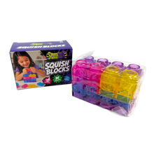 Load image into Gallery viewer, Fun Doh Squish Blocks Building Fidget Sensory Toy- 6/Display: Wholesale Price
