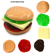 Load image into Gallery viewer, Fun Doh Build A Squish Burger Stack Sensory Toy - 12/Display: Wholesale Price
