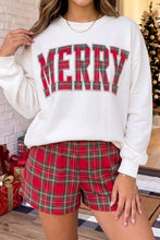 Load image into Gallery viewer, LAS Plaid Merry Christmas Shorts Set (S-XL): Multicolour / M
