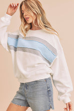 Load image into Gallery viewer, Navy/Ivory/Tan Sweatshirt
