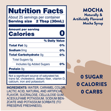 Load image into Gallery viewer, Sugar Free Mocha Syrup
