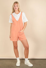 Load image into Gallery viewer, Washed Denim Casual Romper: SAGE
