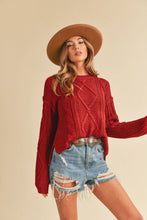 Load image into Gallery viewer, Red Knit Sweater
