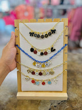 Load image into Gallery viewer, Game Day Trendy Custom Charm Necklaces : Tigers
