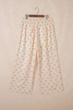 Load image into Gallery viewer, PRETTY BASH Polka Dot Patch Pocket Wide Leg Pants: White / M
