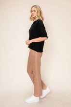 Load image into Gallery viewer, Boxy Crew Neck Knit Top: Olive
