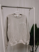 Load image into Gallery viewer, This Mama Prays Embroidered Sweatshirt Color Dusty Pink
