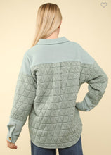 Load image into Gallery viewer, Sage Quilted Jacket
