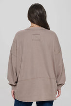 Load image into Gallery viewer, Light mocha long sleeve top
