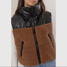 Load image into Gallery viewer, Mocha Sherpa Vest
