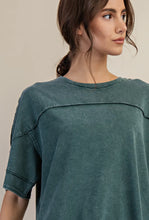 Load image into Gallery viewer, Hunter Green Cotton Poly Top
