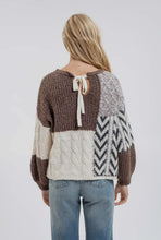 Load image into Gallery viewer, Colorblock Chevron Sweater
