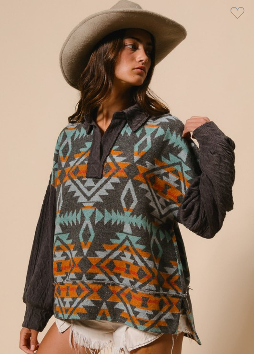 Aztec El Paso Evenings Top