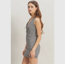 Load image into Gallery viewer, Black Gingham Dress
