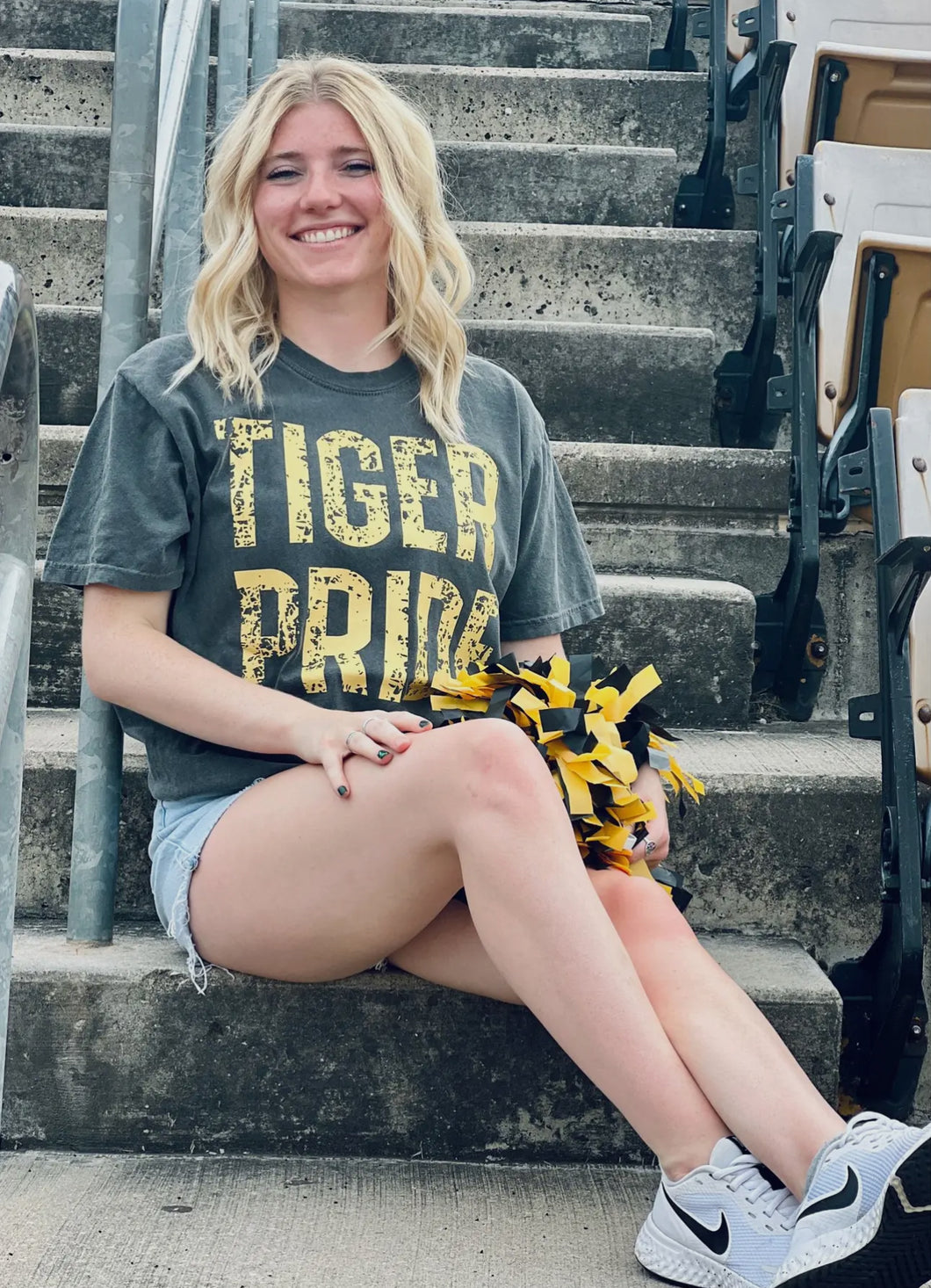 Distressed Tiger Pride Tee