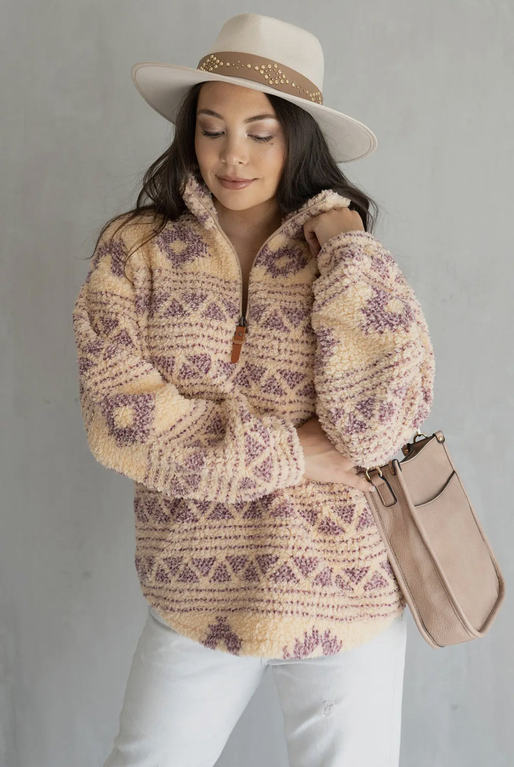 Aztec Blush Sherpa