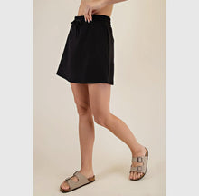 Load image into Gallery viewer, Black Scuba Skort

