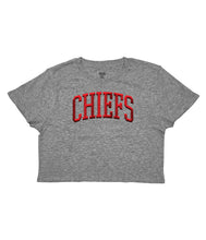 Load image into Gallery viewer, Cropped Grey Chiefs Tee
