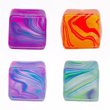 Load image into Gallery viewer, Tie Dye Stress Cube Squishy; Color will be random

