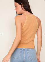 Load image into Gallery viewer, Mineral Wash Taupe high neck sweater top SKUTST
