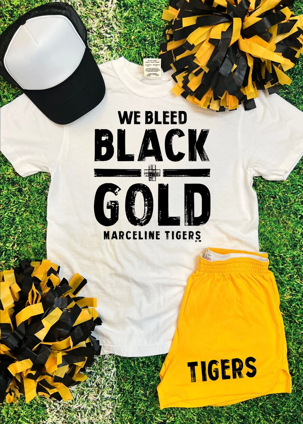 We Bleed Black + Gold Tee